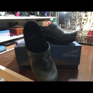Dansko, silver clogs, size 36